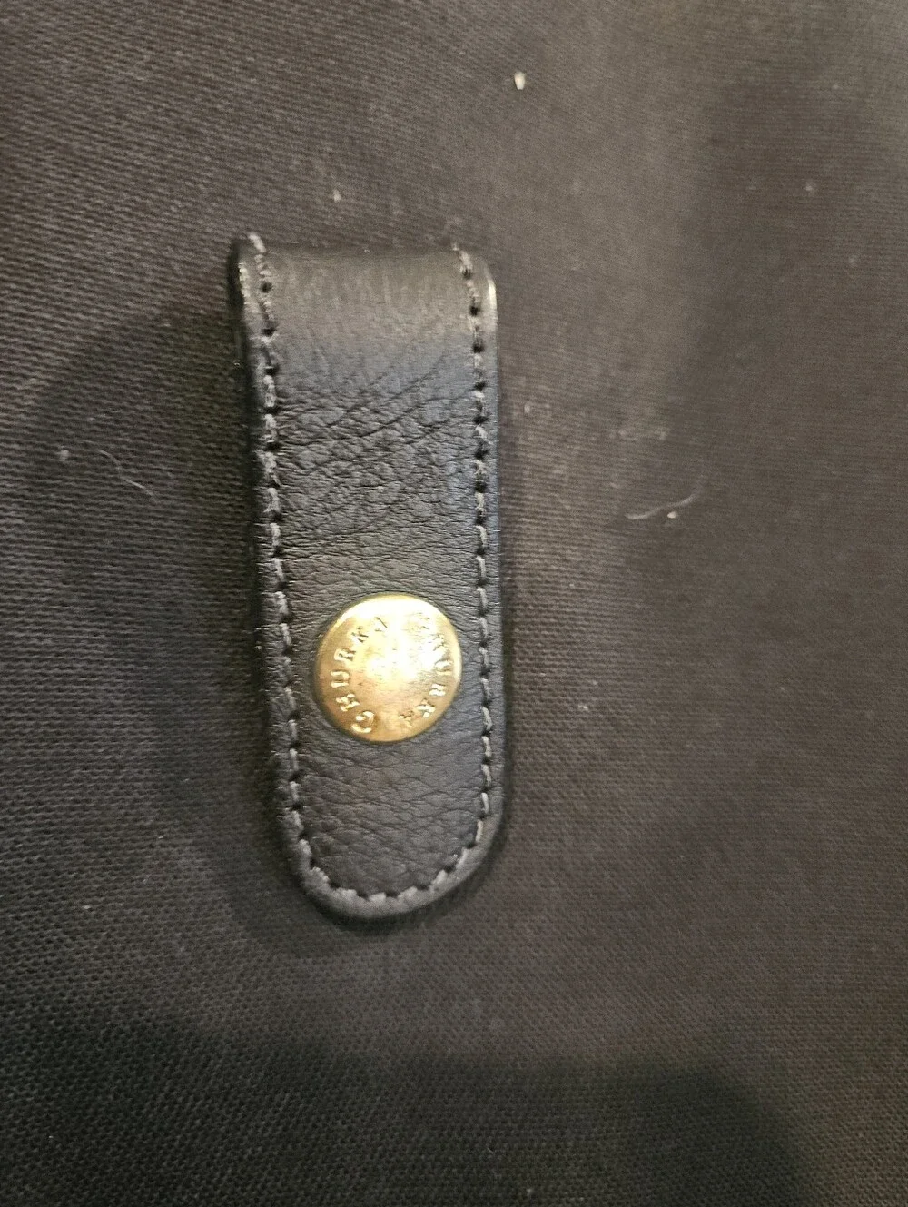 Rare Vintage Ghurka Black Leather Sheath - Never Used No 173 Registered Bag W17.